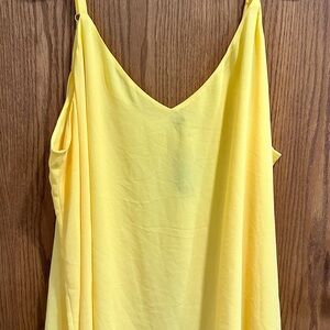 Torrid Yellow V-Neck Sleeveless Camisole